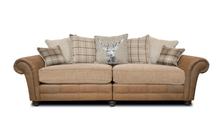 Darwin Two Tone Fabric Sofa
