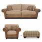 The Darwin Two Tone Fabric Corner Sofa Collection - Lakeland Sofa Warehouse
