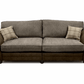 The Darwin Two Tone Fabric Corner Sofa Collection - Lakeland Sofa Warehouse