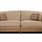 The Darwin Two Tone Fabric Corner Sofa Collection - Lakeland Sofa Warehouse