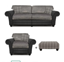 Darwin Two Tone Fabric Sofa