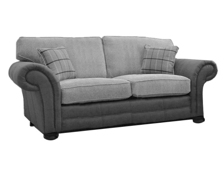 The Darwin Two Tone Fabric Corner Sofa Collection - Lakeland Sofa Warehouse