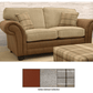 The Darwin Two Tone Fabric Corner Sofa Collection - Lakeland Sofa Warehouse