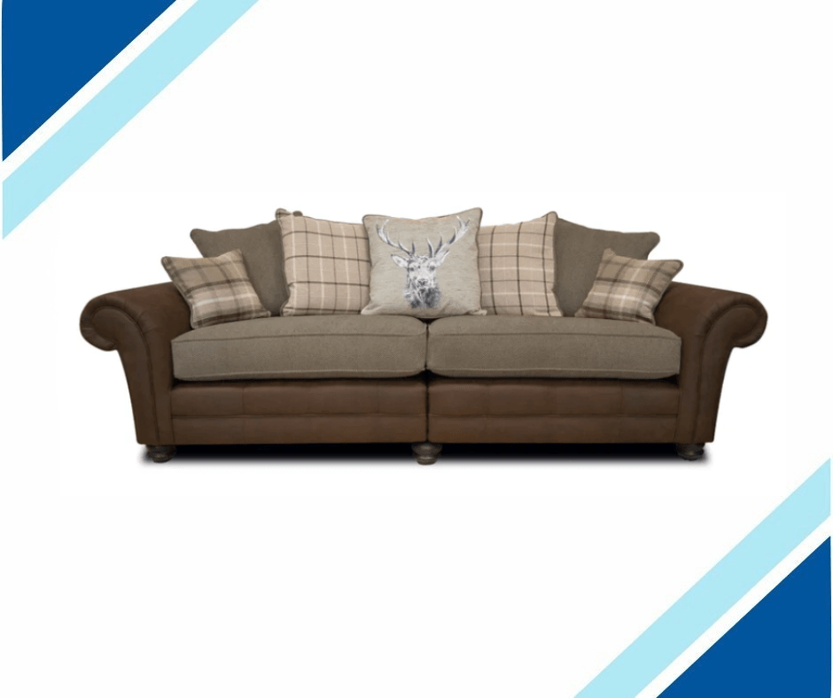The Darwin Two Tone Fabric Sofa Collection - Lakeland Sofa Warehouse