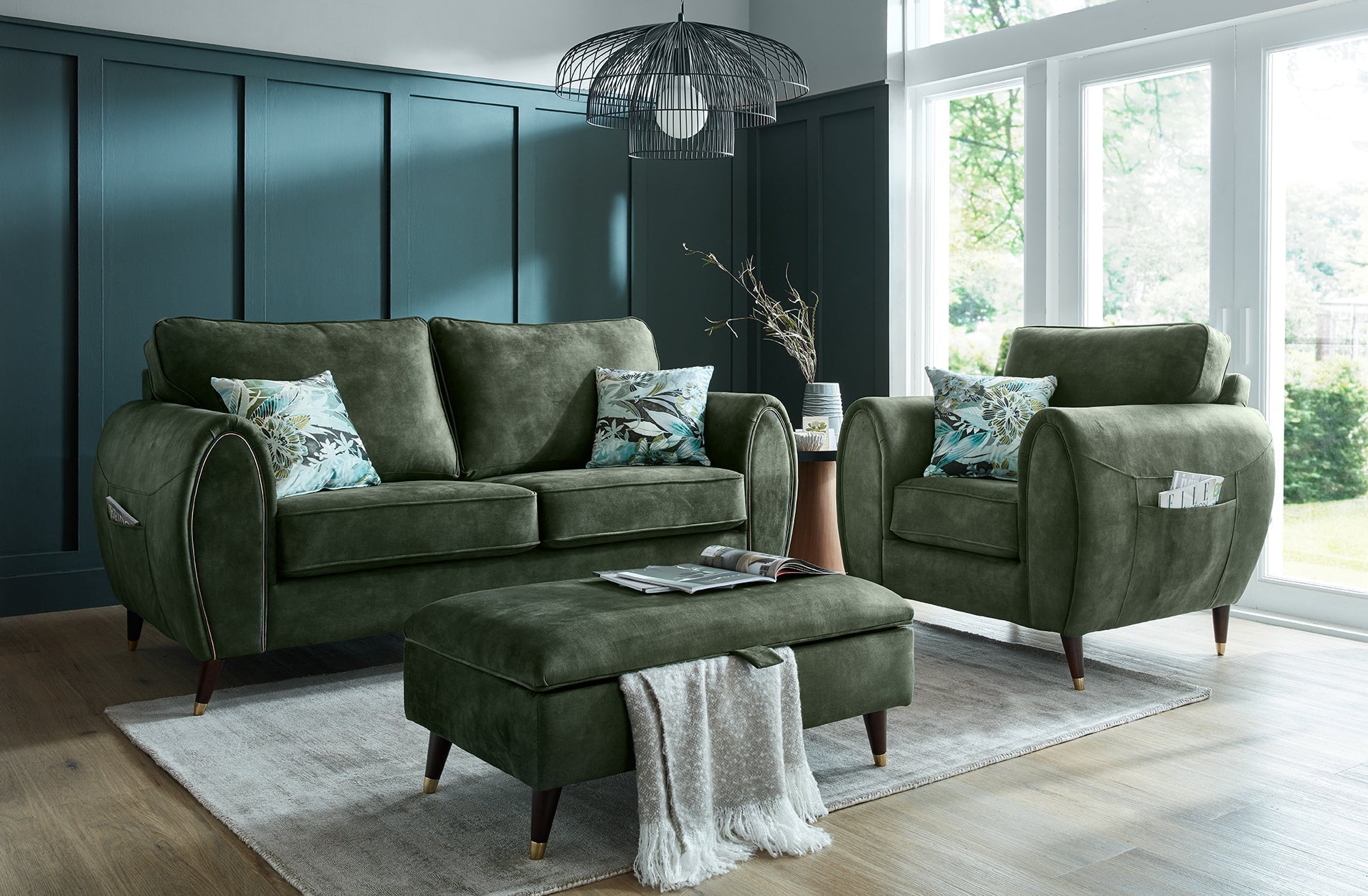 Denver Fabric Corner Sofa Collection - Lakeland Sofa Warehouse