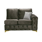 Gatsby Fabric Chesterfield Corner Sofa Collection - Lakeland Sofa Warehouse