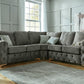 Gatsby Fabric Chesterfield Corner Sofa Collection - Lakeland Sofa Warehouse