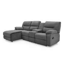 Chloe Premium Fabric Recliner Sofa with Chaise | LSW Sofas