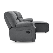 Chloe Premium Fabric Recliner Sofa with Chaise | LSW Sofas