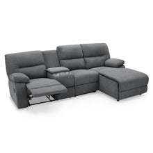 Chloe Premium Fabric Recliner Sofa with Chaise | LSW Sofas