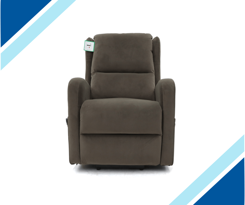 Grasmere Rise and Recline Armchair Electric Dual Motor Brown - Lakeland Sofa Warehouse