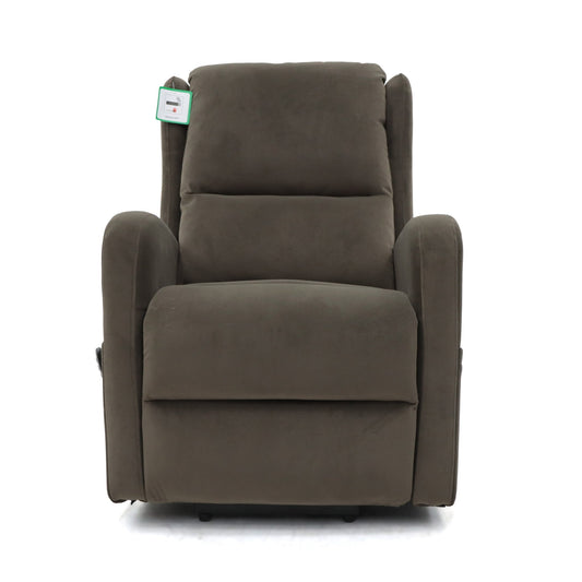 Grasmere Rise and Recline Armchair Electric Dual Motor Brown - Lakeland Sofa Warehouse