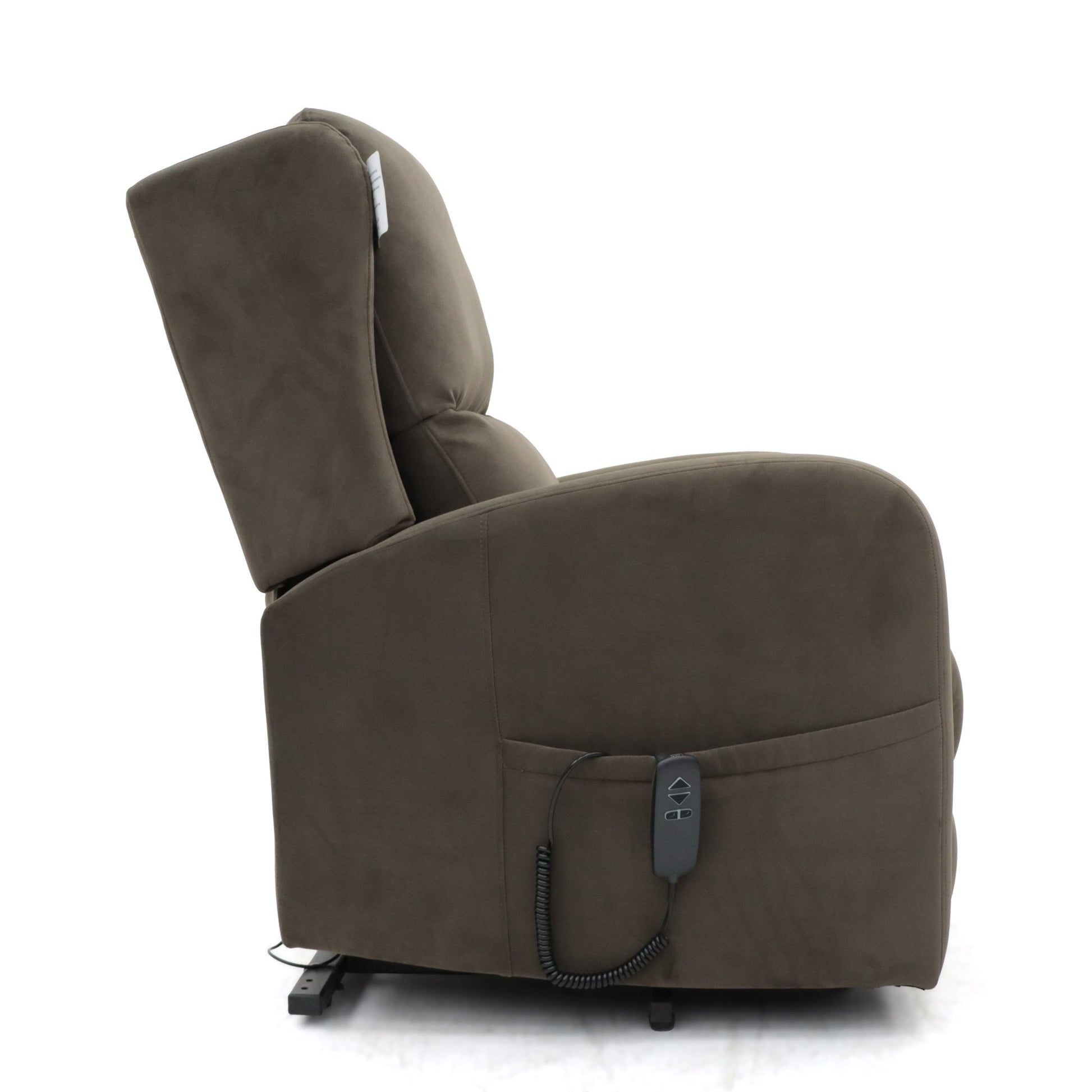 Grasmere Rise and Recline Armchair Electric Dual Motor Brown - Lakeland Sofa Warehouse