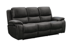 Isobella Fabric Reclining Sofa with twin padded arms and plush cushions.