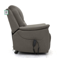Keswick Fabric Dual Motor Rise and Recline Armchair | LSW Sofas