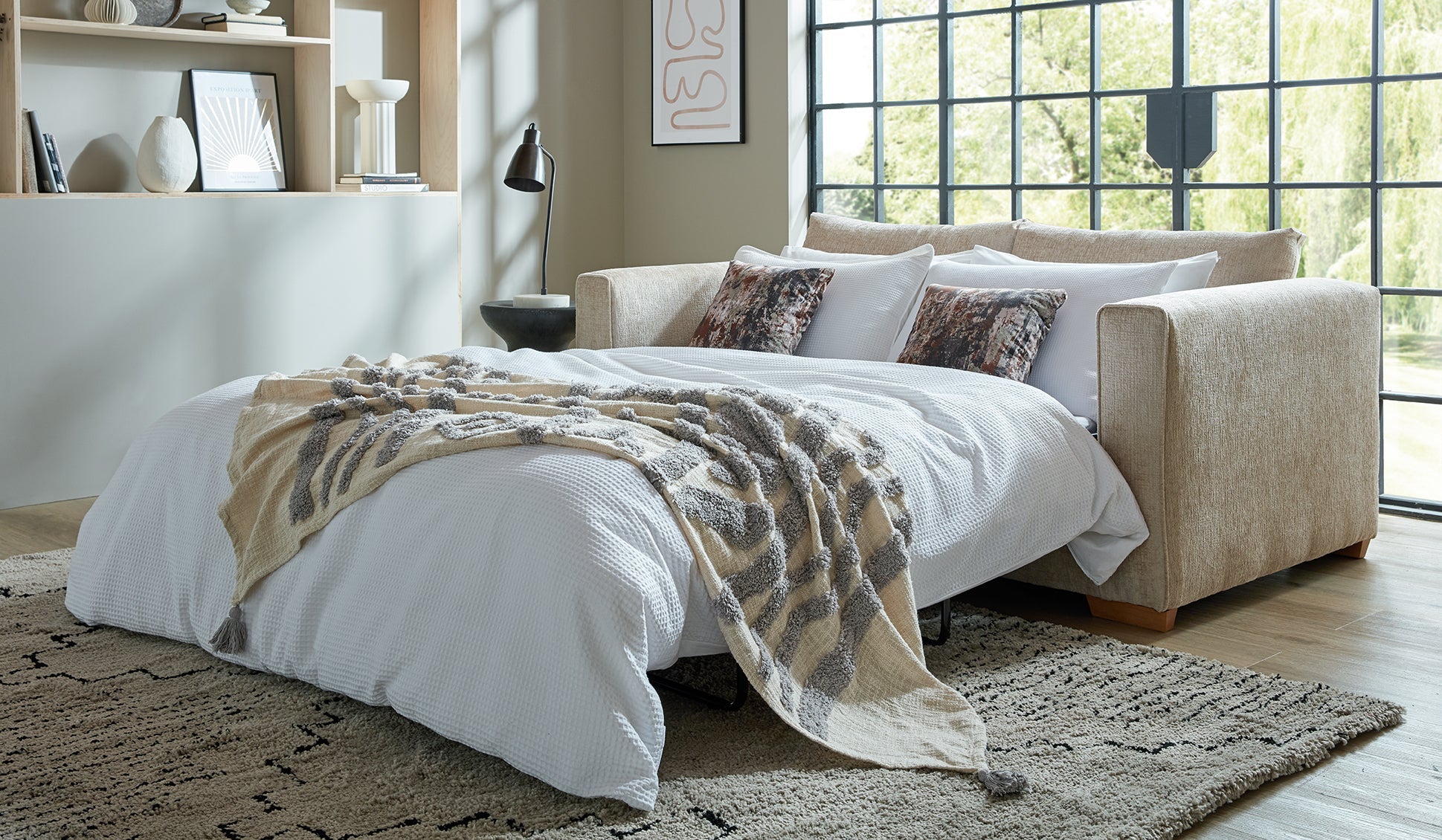 Leon Fabric Sofa Bed - Lakeland Sofa Warehouse