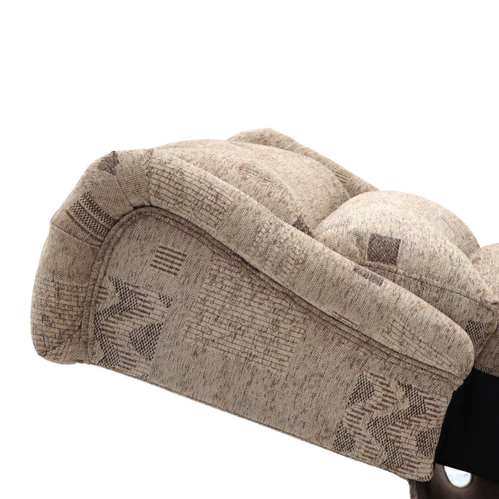 Windermere patterned electric dual motor rise and recline armchair.