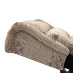 Windermere patterned electric dual motor rise and recline armchair.
