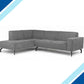 Matterdale Grey Fabric Corner Sofa
