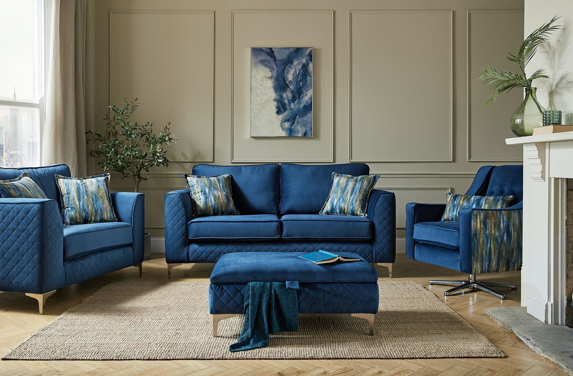 Mayfair Fabric Corner Sofa Collection - Lakeland Sofa Warehouse