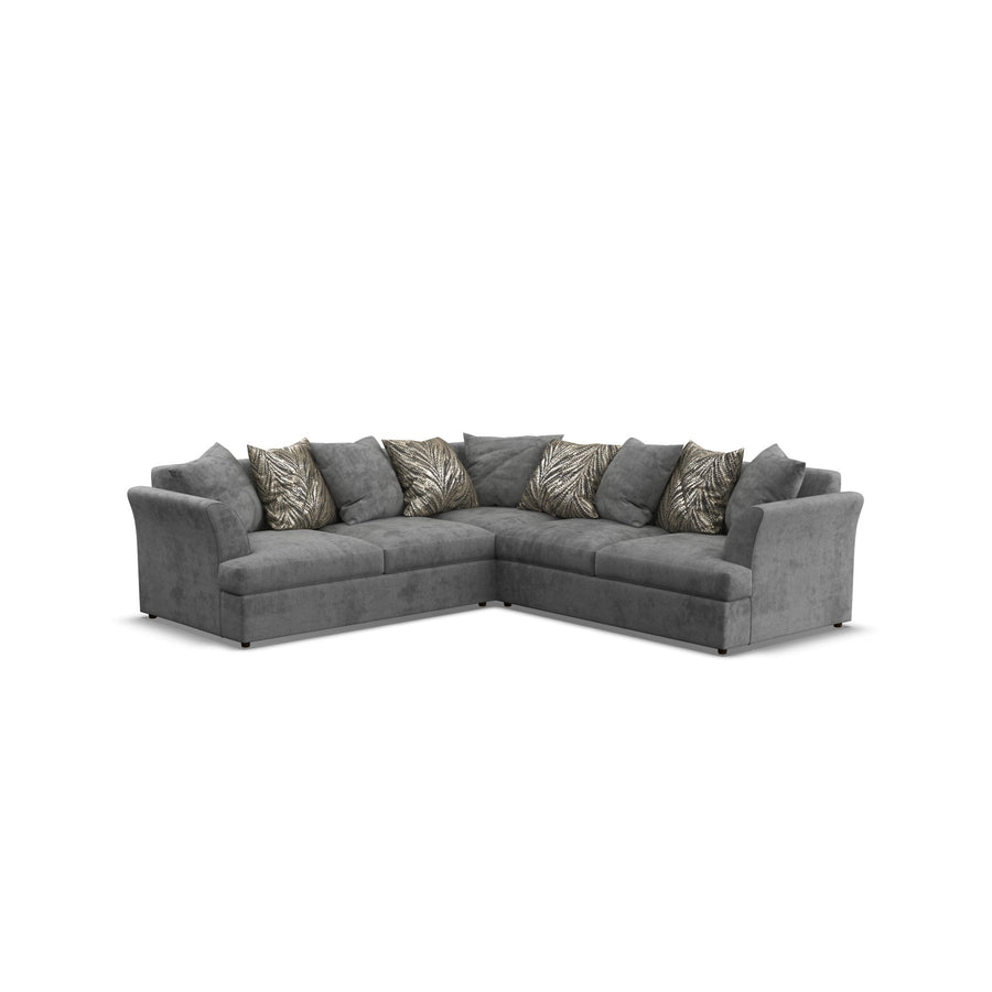 Mellors Chenille Fabric Corner Sofa