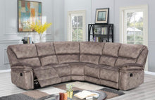 Milano Suede Fabric Reclining Corner Sofa Premium | LSW Sofas