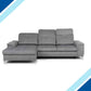 Mosedale Fabric Corner Sofa Bed - Grey