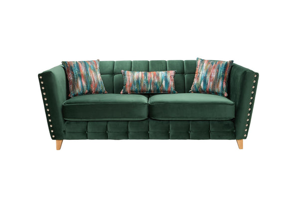 Nevada Premium Fabric Sofa - Luxury Fixed Back | LSW Sofas