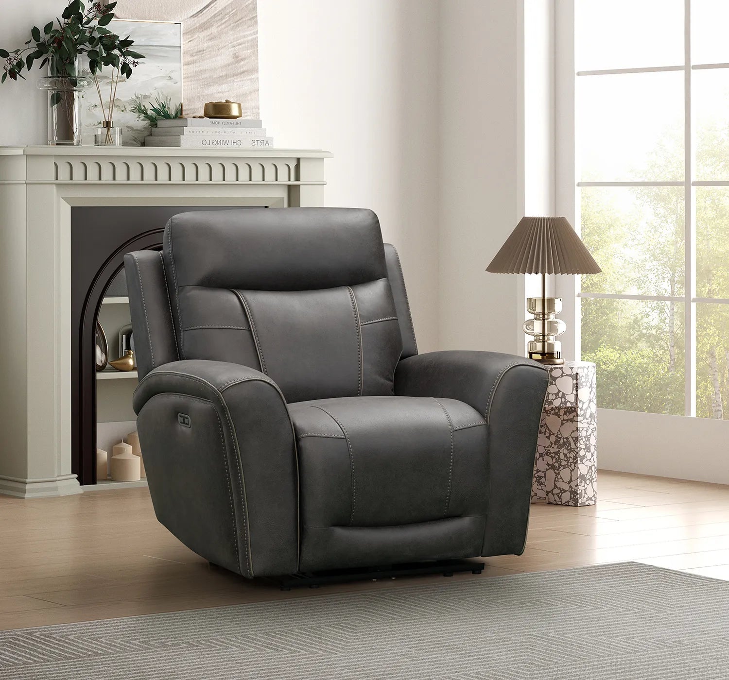 Nico Premium Fabric Recliner Sofa - Luxury LSW Sofas
