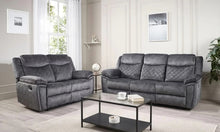 Normandy Premium Fabric Recliner Sofa | LSW Sofas
