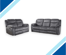 Normandy Premium Fabric Recliner Sofa | LSW Sofas