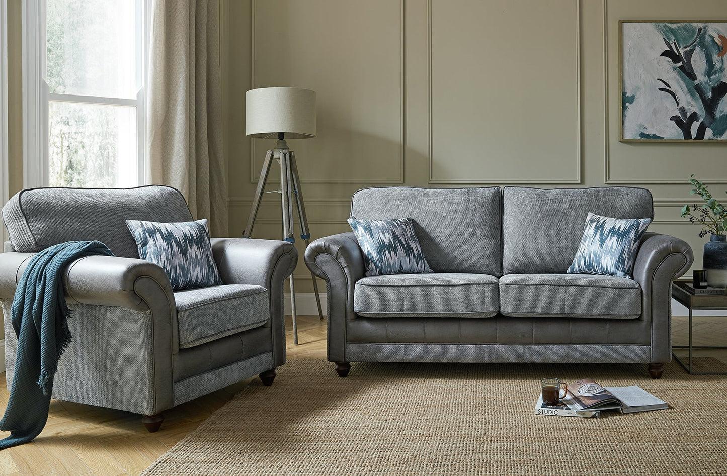 Palma Two Tone Sofa Collection - Lakeland Sofa Warehouse