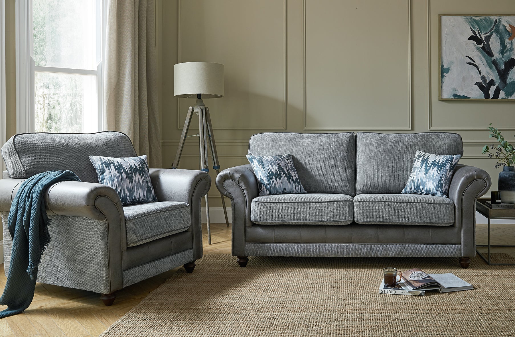 Palma Two Tone Sofa Collection - Lakeland Sofa Warehouse