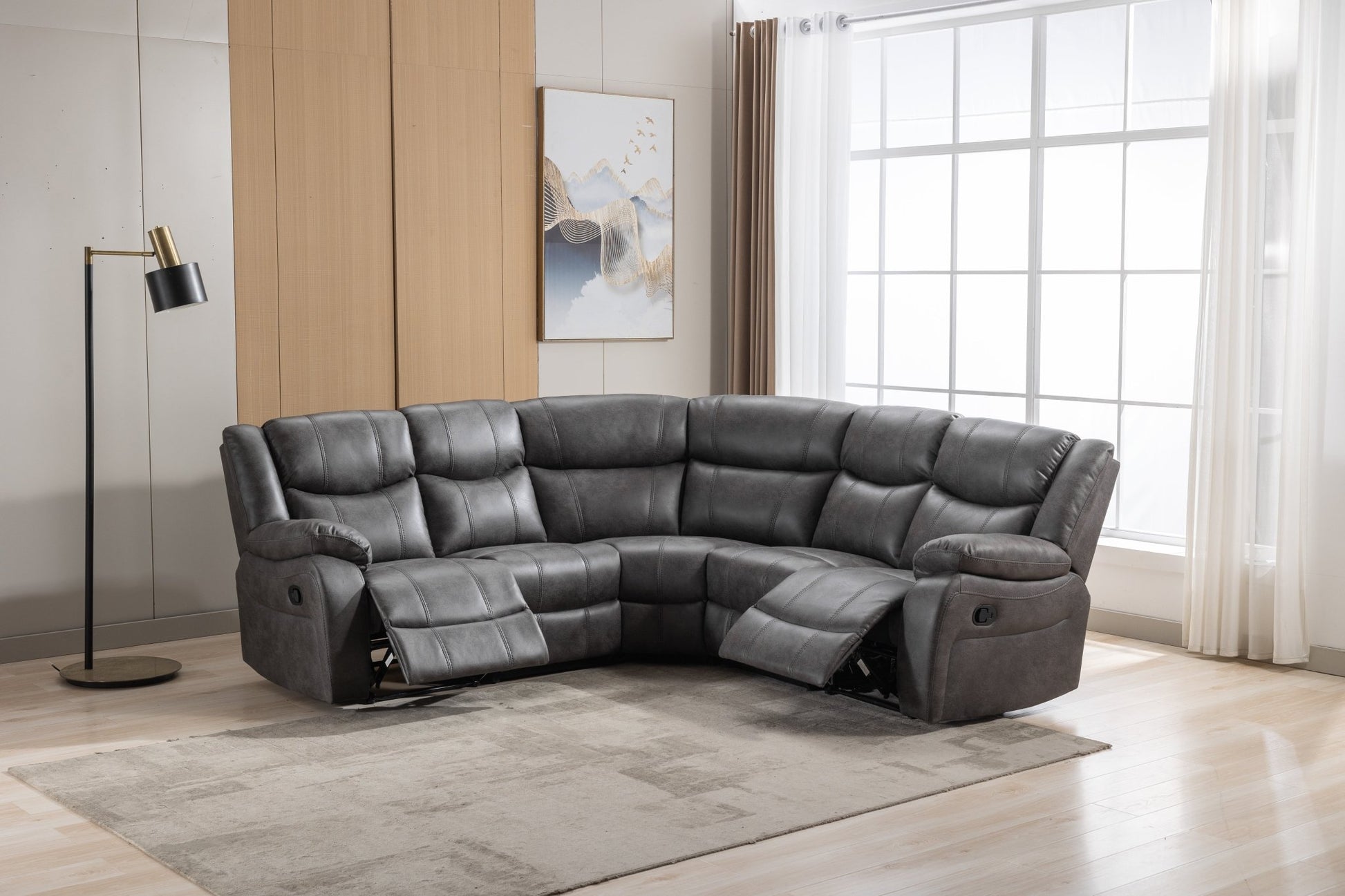 Paris Fabric Recliner Corner Sofa Collection - Lakeland Sofa Warehouse