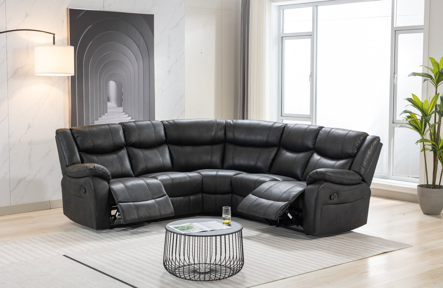 Paris Fabric Recliner Corner Sofa Collection - Lakeland Sofa Warehouse