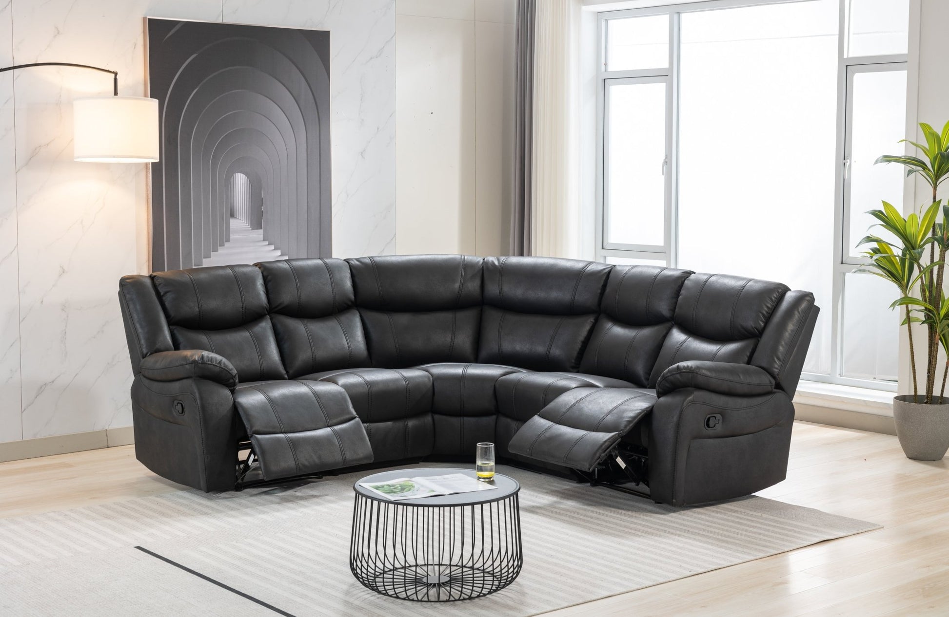 Paris Fabric Recliner Corner Sofa Collection - Lakeland Sofa Warehouse