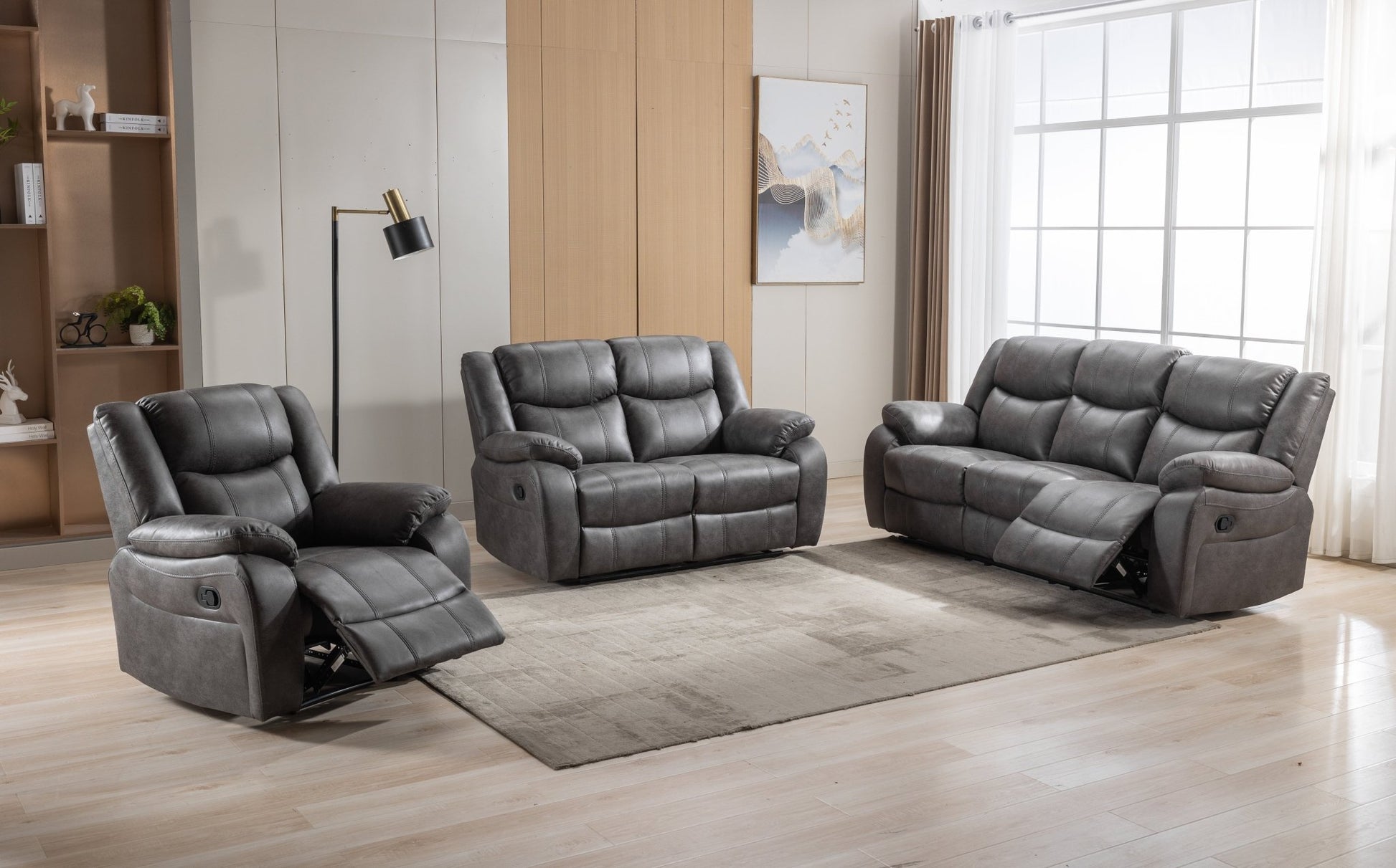 Paris Fabric Recliner Corner Sofa Collection - Lakeland Sofa Warehouse