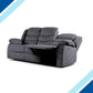 Rosley Fabric Recliner Sofa Set - Grey