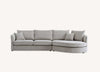Rubin Fabric Corner Chaise Sofa Collections - Lakeland Sofa Warehouse