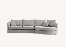 Rubin Bouclé Fabric Corner Chaise Sofa | Premium LSW Sofas