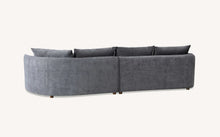 Rubin Bouclé Fabric Corner Chaise Sofa | Premium LSW Sofas
