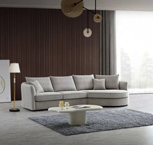 Rubin Bouclé Fabric Corner Chaise Sofa | Premium LSW Sofas