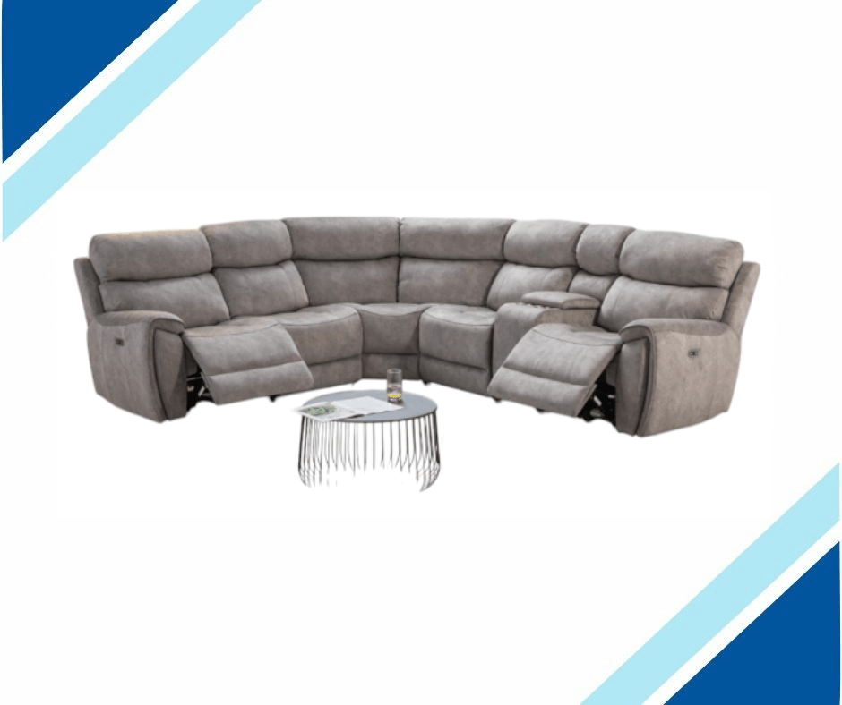 Seville Fabric Modular Power Recliner Corner Sofa - Lakeland Sofa Warehouse
