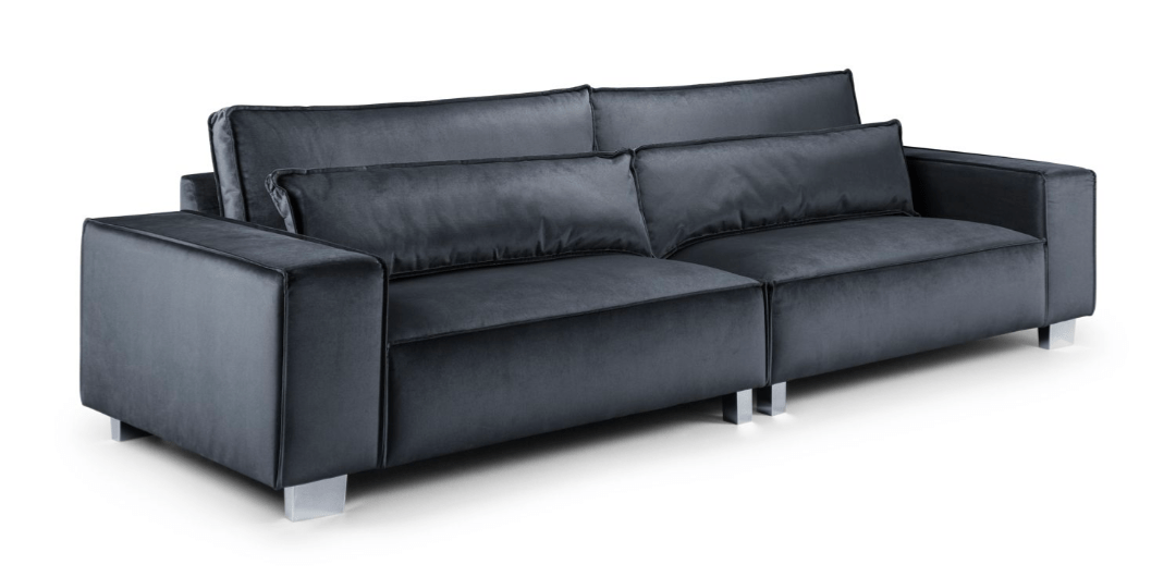 Sloane Plus Velvet Fabric Sofa Collection - Lakeland Sofa Warehouse