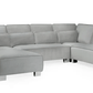 Sloane Plush Velvet Fabric U Shape Sofa Collection - Lakeland Sofa Warehouse