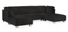Sloane Plush Velvet Fabric U Shape Sofa Collection - Lakeland Sofa Warehouse
