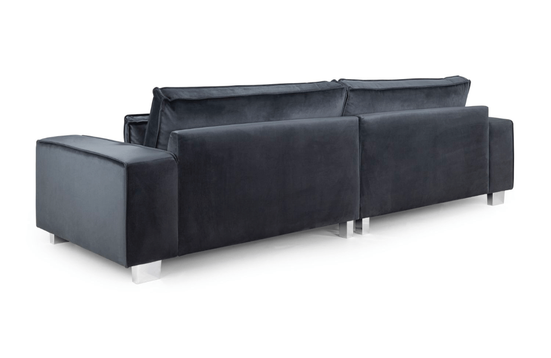 Sloane Plush Velvet Fabric U Shape Sofa Collection - Lakeland Sofa Warehouse
