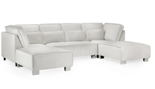 Sloane Plush Velvet U Shape Corner Sofa Premium - LSW Sofas
