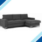 The Casterton Corner Storage Sofa Bed - Dark Grey