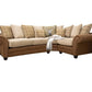 The Darwin Two Tone Fabric Corner Sofa Collection - Lakeland Sofa Warehouse